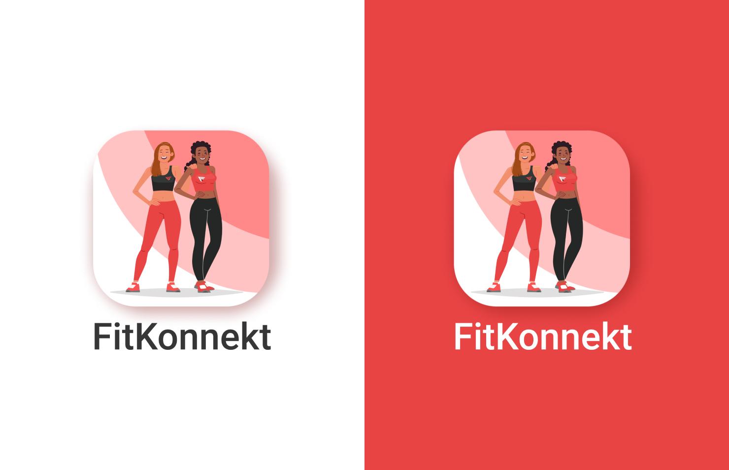 Fitkonnect custom illustration