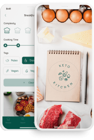 keto kitchen app preview